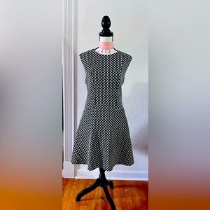 Herringbone a-line dress
